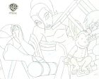 Batman Beyond Original Production Cel with Matching Drawing: Dana Online