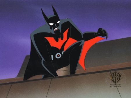 Batman Beyond Original Production Cel: Batman (Framed) For Sale