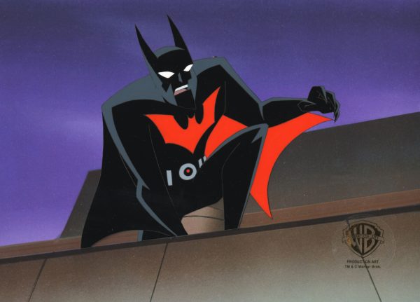 Batman Beyond Original Production Cel: Batman (Framed) For Sale