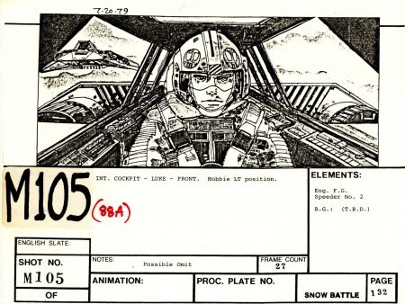 Star Wars: Episode V - The Empire Strikes Back: Mini VFX Storyboard For Cheap