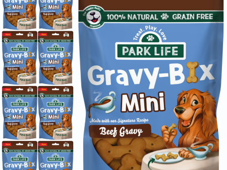 8 Pack Gravy-Bix MINI Beef 100g (Small Training Treats) Sale