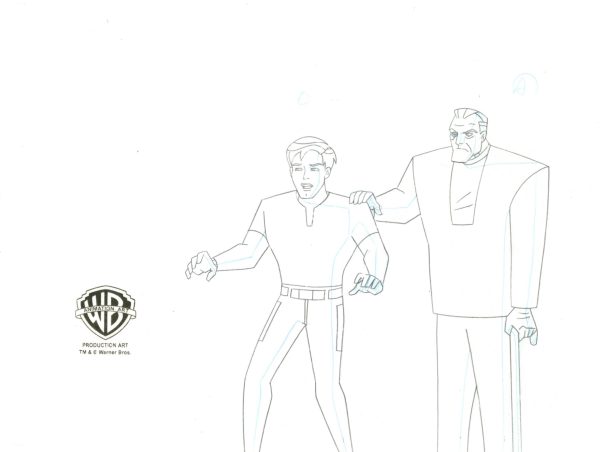 Batman Beyond Original Production Cel with Matching Drawing: Terry, Bruce Online now