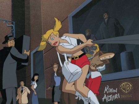 Batman The Animated Series Original Production Cel Signed by Kevin Altieri on Original Background: Harleen Online