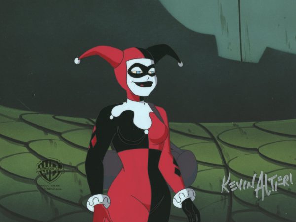 Batman The Animated Series Original Production Cel Signed By Kevin Altieri: Harley Hot on Sale