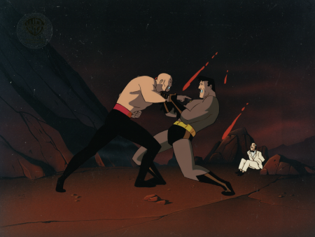 Batman The Animated Series Original Production Cel with Matching Drawing: Kyodai, Bruce, Alfred Discount