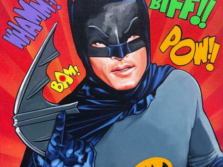 Randy Martinez Original Painting: 60 s Batman Sale