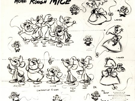 Cinderella Original Stat Model Sheet: Rough Mice Models Fashion