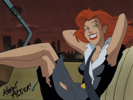 Batman The Animated Series Original Production Cel Signed By Kevin Altieri: Veronica Vreeland For Sale