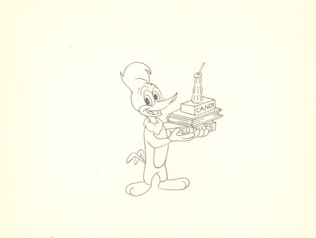 Woody Woodpecker Original Production Drawing and Walter Lantz Signed Check Online