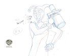 Superman the Animated Series Original Production Drawing: Harley Quinn Sale