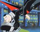 Batman Beyond Original Production Cel with Matching Drawing: Batman, Mad Stan For Sale