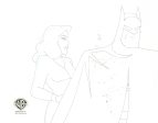 Batman The Animated Series Original Production Cel Signed by Kevin Altieri with Matching Drawing: Andrea, Batman Sale