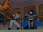 Batman The Animated Series Original Production Cel On Original Background: Batman, Catwoman Fashion