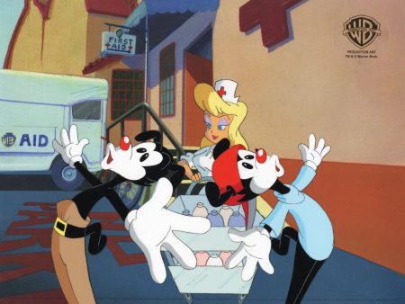 Animaniacs Original Production Cel: Yakko, Wakko, Hello Nurse Online Hot Sale