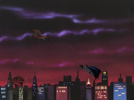 Batman The Animated Series Original Production Cel: Batman and Manbat Sale