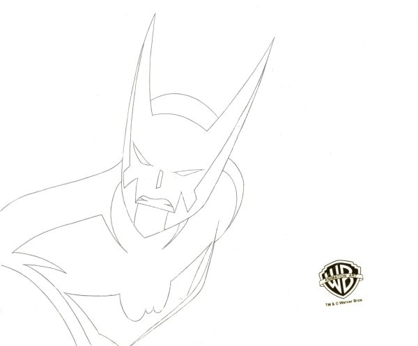 Batman Beyond Original Production Drawing: Batman Supply