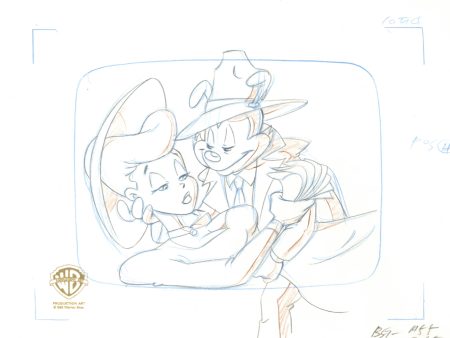 Animaniacs Original Production Drawing: Hello Nurse and Yakko Online now