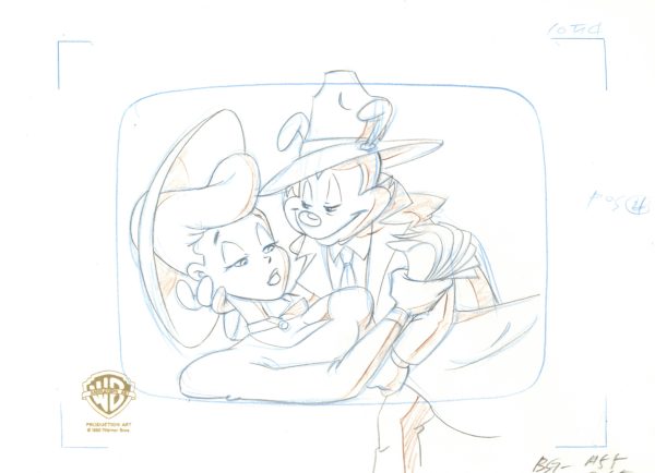 Animaniacs Original Production Drawing: Hello Nurse and Yakko Online now