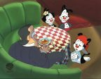 Animaniacs Original Production Cel: The Godfather, Yakko, Wakko, Dot Online Sale