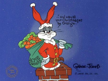 Bugs Bunny Santa Limited Edition Cel Signed by Chuck Jones Fashion