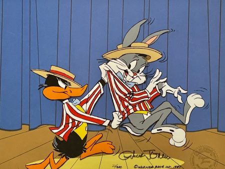 Looney Tunes Limited Edition Cel Signed by Chuck Jones: Bugs and Daffy Discount