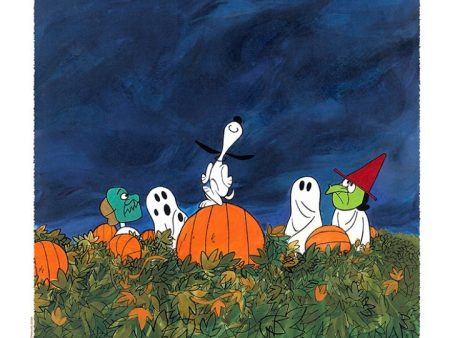 Peanuts Limited Edition Giclee Print: It s The Great Pumpkin! Discount