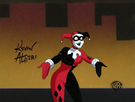 Batman The Animated Series Original Production Cel Signed By Kevin Altieri: Harley Quinn For Discount