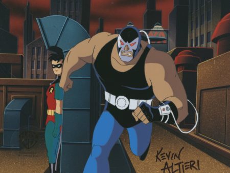 Batman The Animated Series Original Production Cel Signed By Kevin Altieri: Bane Online Hot Sale