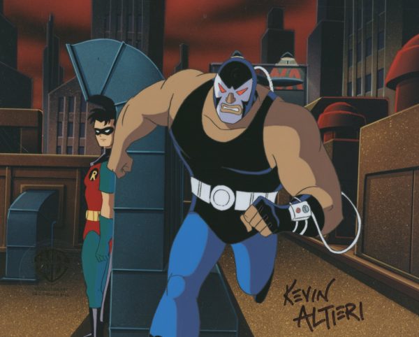 Batman The Animated Series Original Production Cel Signed By Kevin Altieri: Bane Online Hot Sale