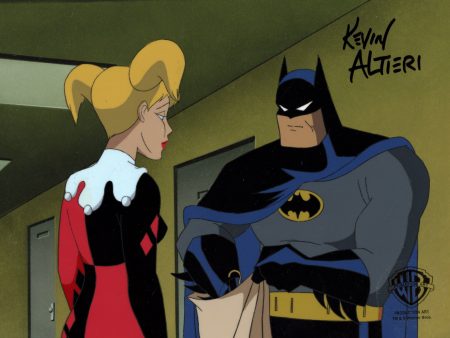 Batman The Animated Series Original Production Cel Signed By Kevin Altieri: Harley, Batman Online Hot Sale