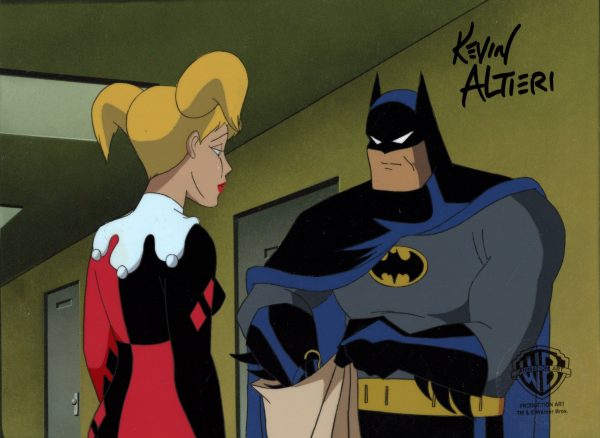 Batman The Animated Series Original Production Cel Signed By Kevin Altieri: Harley, Batman Online Hot Sale