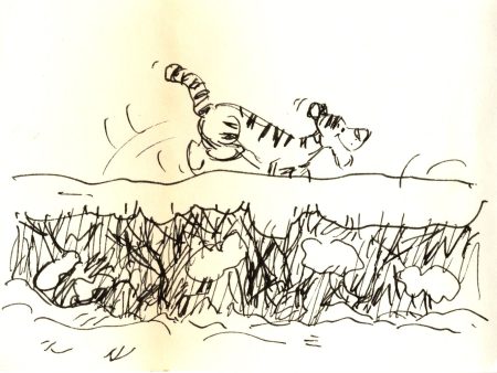 Winnie the Pooh and Tigger Too, Original Storyboard: Tigger Online now