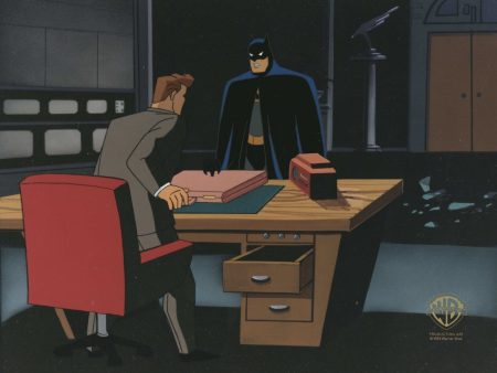 Batman The Animated Series Original Production Cel: Batman and Cameron Kaiser For Discount