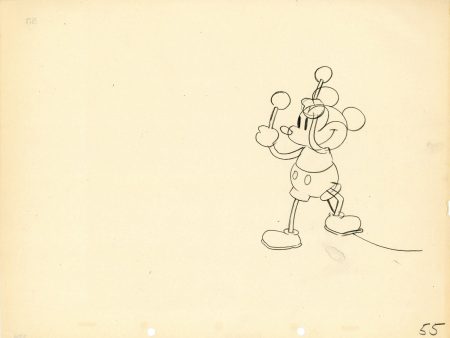 Steamboat Willie, Original Production Drawing: Mickey Mouse Supply