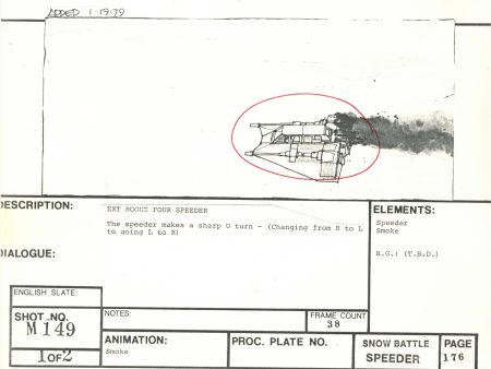 Star Wars: Episode V - The Empire Strikes Back: VFX Storyboard Supply