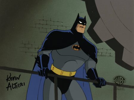 Batman The Animated Series Original Production Cel Signed by Kevin Altieri: Batman Fashion