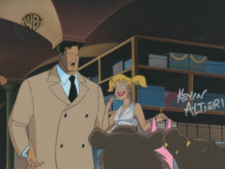 Batman The Animated Series Original Production Cel signed by Kevin Altieri: Harleen, Bruce Wayne For Sale