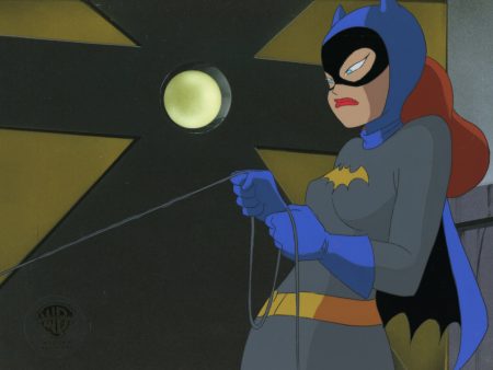 Batman The Animated Series Original Production Cel with Matching Drawing: Batgirl For Discount