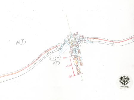 Justice League Unlimited Original Production Drawing: Lex Luthor Supply