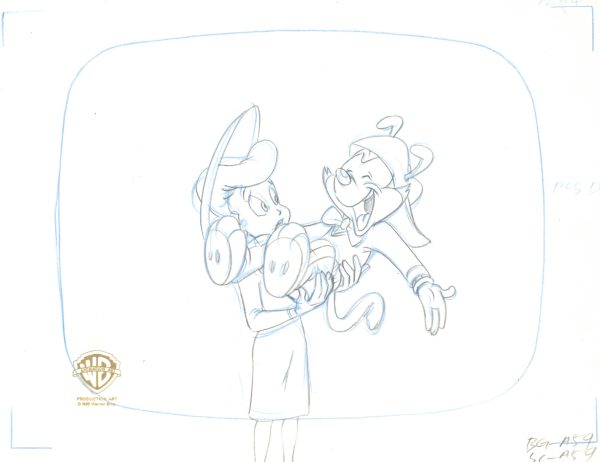 Animaniacs Original Production Drawing: Hello Nurse and Wakko Online Hot Sale