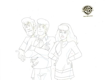 Scooby-Doo on Zombie Island Original Production Drawing: Shaggy, Fred, Daphne Online