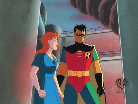 Batman and Mr. Freeze SubZero Original Production Cel: Barbara Gordon, Robin Online