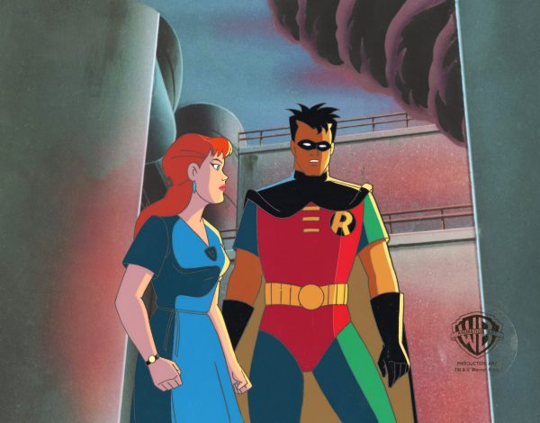 Batman and Mr. Freeze SubZero Original Production Cel: Barbara Gordon, Robin Online