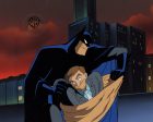 Batman The Animated Series Original Production Cel On Original Background: Batman, Germs Sale