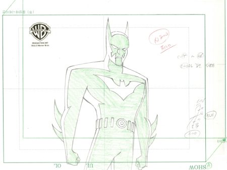 Batman Beyond Original Production Layout Drawing: Batman For Sale