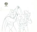 Batman The Animated Series Original Production Cel with Matching Drawing signed by Bruce Timm: Batman, Robin Online Hot Sale