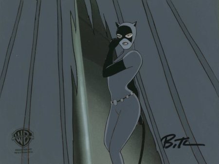 Batman The Animated Series Original Production Cel Signed by Bruce Timm: Catwoman Online now