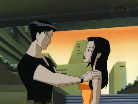 Batman Beyond Original Production Cel with Matching Drawing: Terry and Dana Hot on Sale