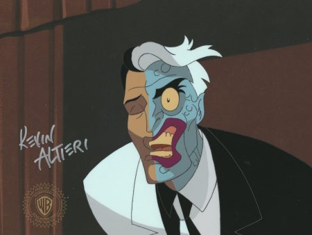 Batman The Animated Series Original Production Cel Signed By Kevin Altieri: Two-Face Discount