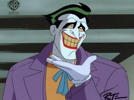 Batman The Animated Series Original Production Cel signed by Bruce Timm: Joker Online Sale